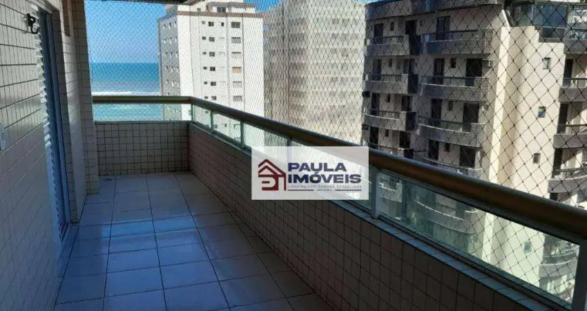 Apartamento com 2 dormitórios para alugar, 99 m² por R$ 3.850,01/mês - Vila Guilhermina - Praia Grande/SP