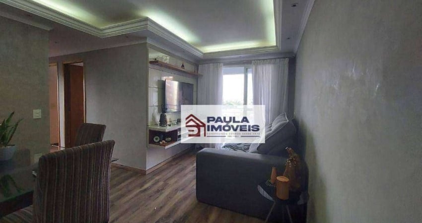 Apartamento com 3 dormitórios para alugar, 58 m² por R$ 2.422,88/mês - Parque Novo Mundo - São Paulo/SP
