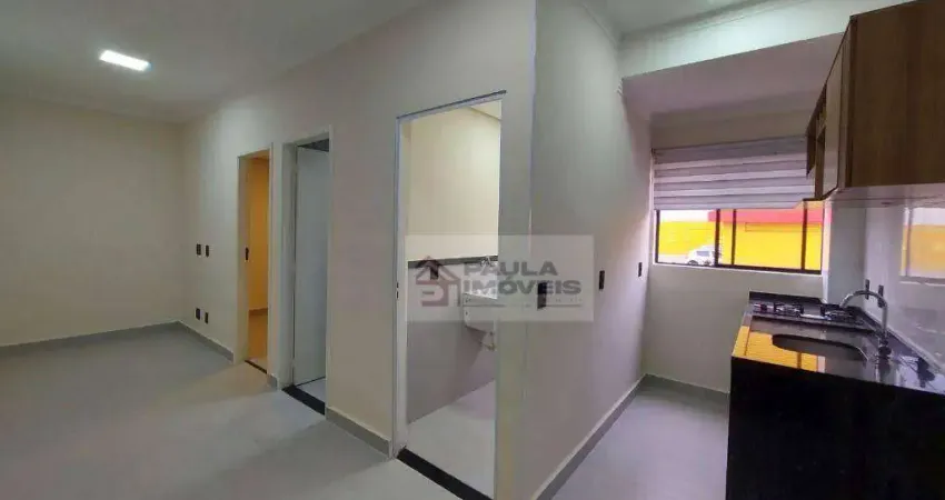 Apartamento com 1 dormitório para alugar, 27 m² por R$ 1.700,01/mês - Gopoúva - Guarulhos/SP