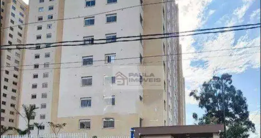 Apartamento com 2 dormitórios para alugar, 32 m² por r$ 1.200/mês + cond. r$ 300,- parque novo mundo - são paulo/sp