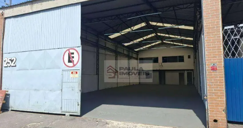 Galpão para alugar, 300 m² por r$ 12.000,00/mês - parque novo mundo - são paulo/sp