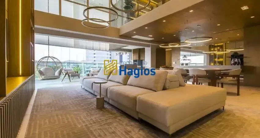 Apartamento mobiliado em condomínio the lake gramercy park - alphaville