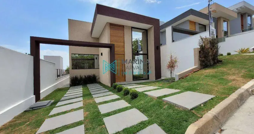 Casa com 4 quartos à venda por R$ 987.000,00 - Condomínio Trilhas Do Sol - Lagoa Santa/MG
