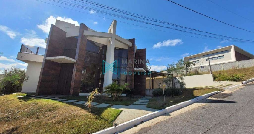 Casa com 5 dormitórios para alugar, 257 m² por Rf$13.000,00 - Condomínio Mirante do Fidalgo - Lagoa Santa/MG