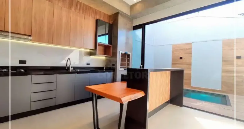 Casa com piscina e cozinha planejada no jardim brasil em maringá