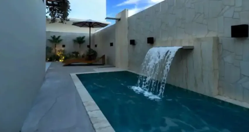 Casa térrea moderna no sunville | 3 suítes, pé direito duplo e lazer privativo!