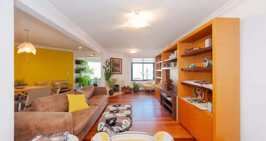 APARTAMENTO - 131 METROS - OPÇÃO DE 3 QUARTOS - 2 VAGAS - SEMIMOBILIADO - BIGORRILHO / CHAMPAGNAT