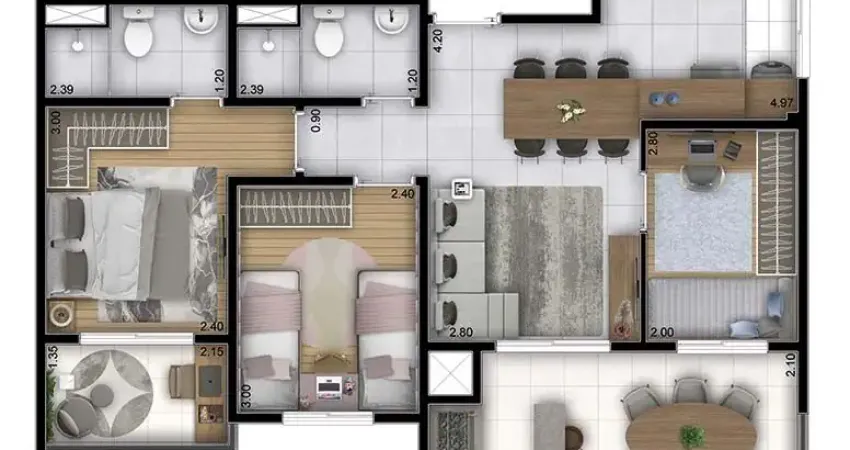 Oportunidade a 350 metros da estação e terminal joao dias!   2 e 3 dorms (1 suíte) lazer incrível com opção terraço e vaga