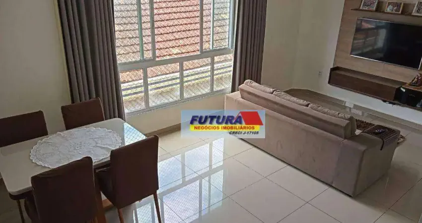 Sobrado com 3 dormitórios à venda, 117 m² por R$ 505.000,00 - Vila São Jorge - São Vicente/SP