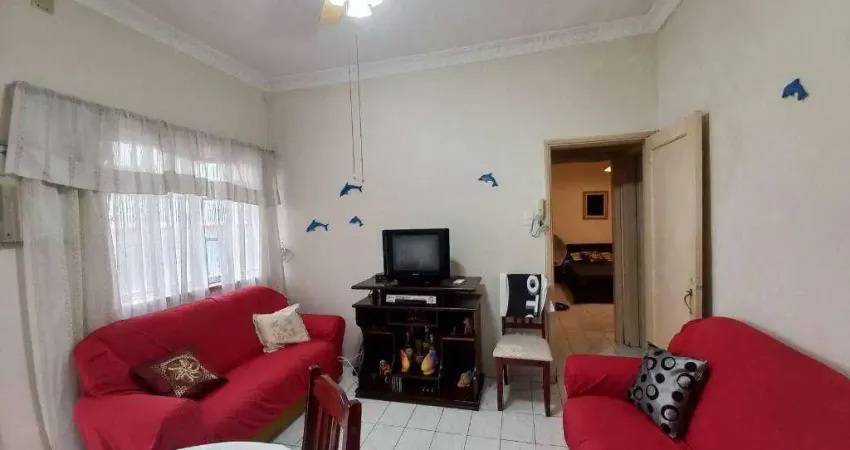 Apartamento com 2 dormitórios à venda, 60 m² por R$ 320.000,00 - Gonzaguinha - São Vicente/SP