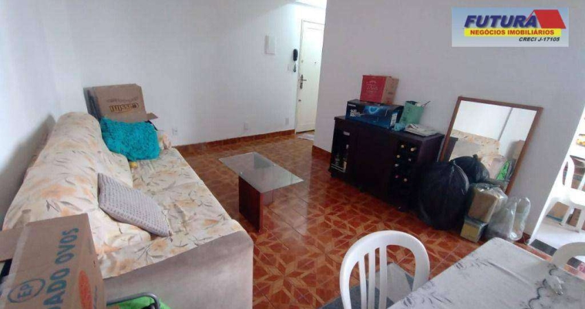 Apartamento com 1 dormitório à venda, 55 m² por R$ 280.000,00 - Centro - São Vicente/SP