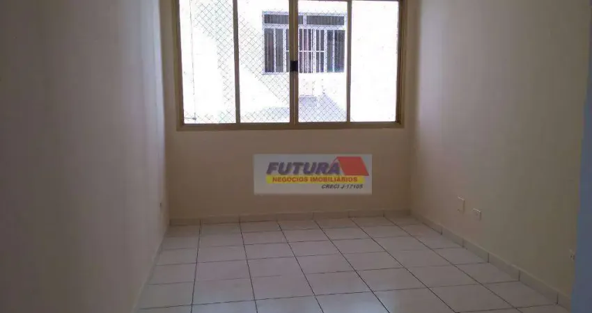 Apartamento com 1 dormitório para alugar, 54 m² por R$ 2.200,00/mês - Itararé - São Vicente/SP