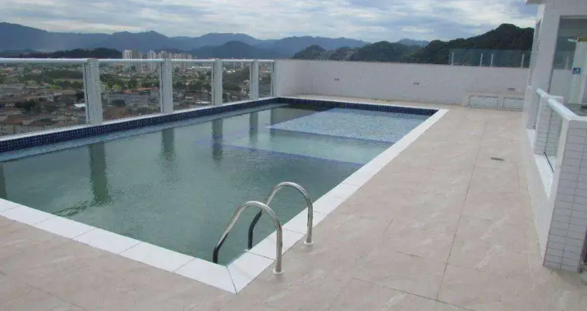 Apartamento com 2 dormitórios para alugar, 89 m² por r$ 3.500,00/mês - vila valença - são vicente/sp