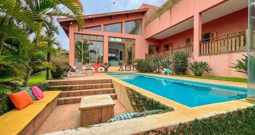 Sobrado à venda em itupeva, village aguas de santa elisa, com 5 suítes, com 800 m², vida real