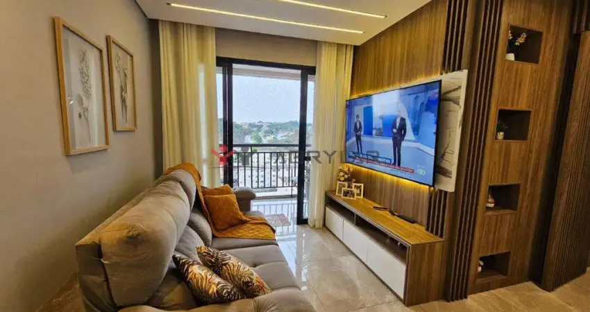 Apartamento à venda em jundiaí, ponte de são joão, com 3 quartos, com 77 m², espaço e vida