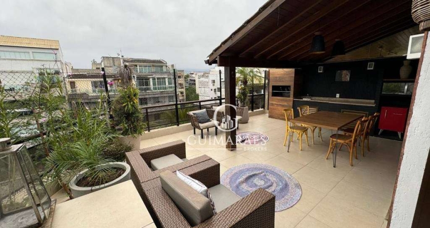Cobertura com 3 suítes  à venda, 200 m² por R$ 1.580.000 - Recreio - RJ