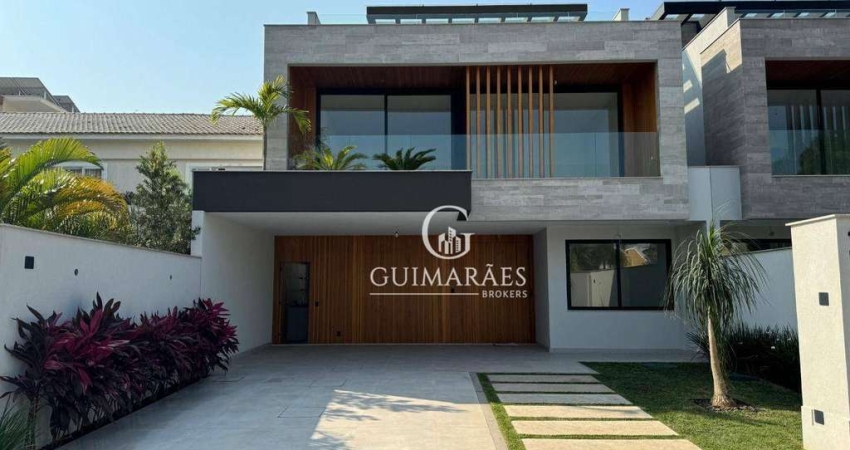 Rio Mar Barra da Tijuca – Residência de 502m² com Spa, Gourmet e Garagem para 4