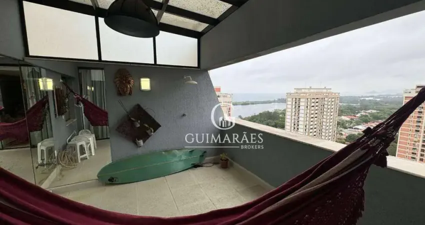 Cobertura Duplex com Vista Maravilhosa no Novo Leblon, Barra da Tijuca - 190m²