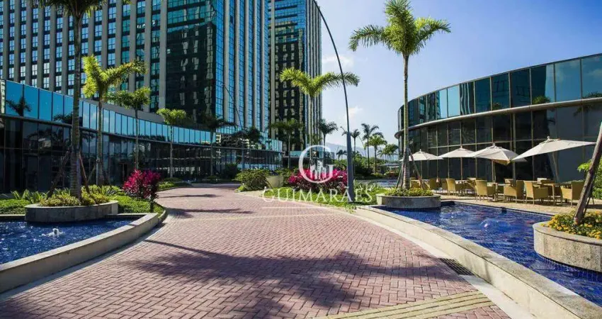 Sala à venda, 121 m² por r$ 1.394.000,00 - barra da tijuca - rio de janeiro/rj