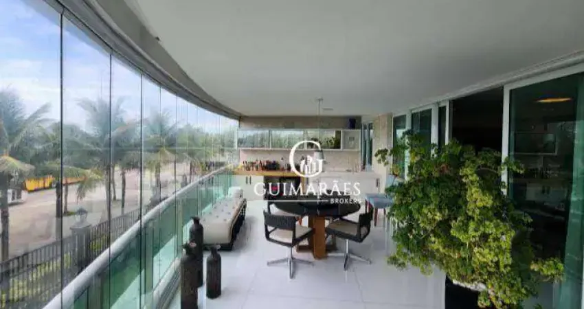 Apartamento garden com 4 dormitórios à venda, 390 m² por r$ 13.000.000,00 - barra da tijuca - rio de janeiro/rj