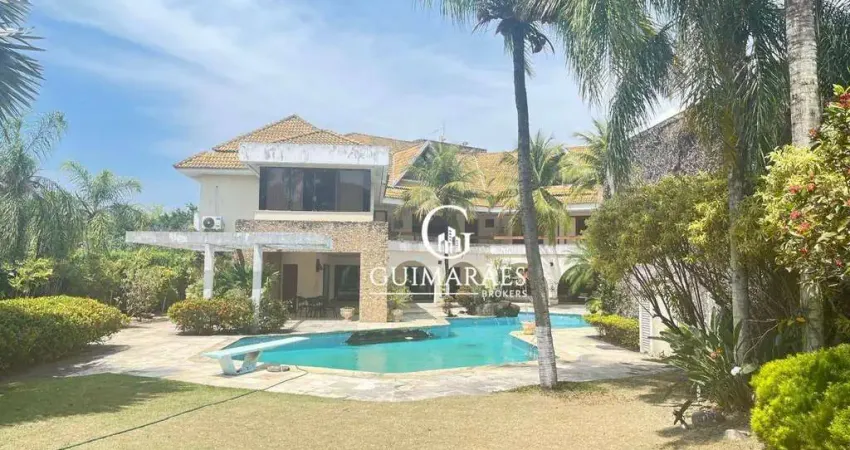 Condominio mandala - casa com 5 dormitórios, 1868 m² por r$ 7.200.000 - barra da tijuca - rio de janeiro/rj