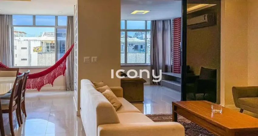 Apartamento Amplo com Sala Integrada, Cozinha Moderna e Duas Suítes com vista para o mar