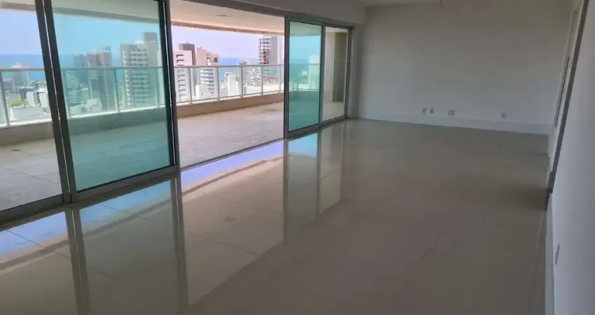 RISERVATTO 261m², vista mar, nunca habitado, 4 suítes, varanda gourmet, dependência completa, área de serviço, fino acabamento. Agende sua visita!