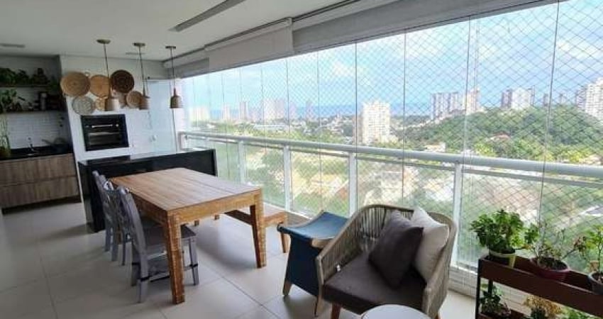 ETCO Greenville, 172m², 3 suítes, 3 vagas + depósito, climatizado, fina decoração, fino acabamento, vista mar, home office, hidromassagem. Agende ja!