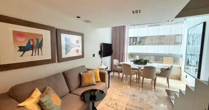 Victoria loft 65m², fino acabamento, decorado, 1/4, climatizado, 2 pavimentos, mobiliado, 1 vaga, infraestrutura completa. agende sua visita!