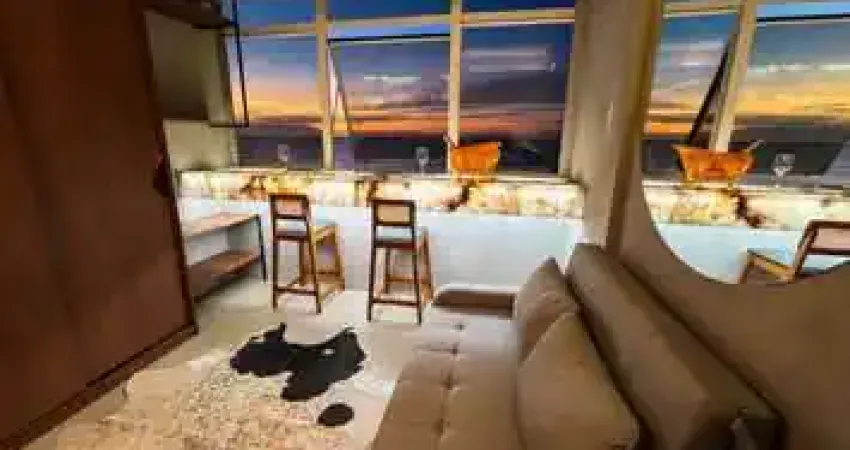 Sol victoria marina 40m², vista mar espetácular, 1/4, climatizado, mobiliado, infraestrutura de hotel, corredor da vitoria. agende sua visita!