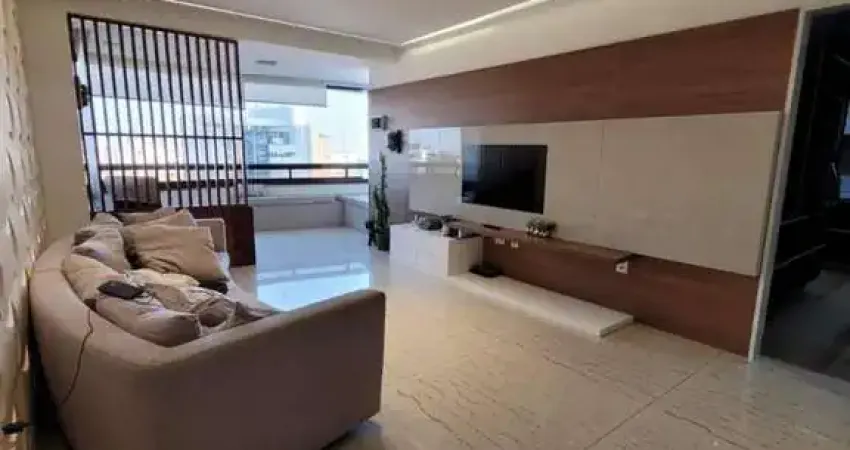 Lot aquarius pituba 167m², mobiliado, alto padrão, fino acabamento, 4/4, cozinha planejada, 2 suítes, varanda integrada. agende sua visita!