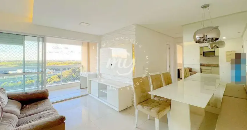 Alphapark 65m², varanda gourmet, 2/4, fino acabamento, suíte, decorado, móveis planejados, 1 vaga por apenas: r$840.000,00. agende sua visita!