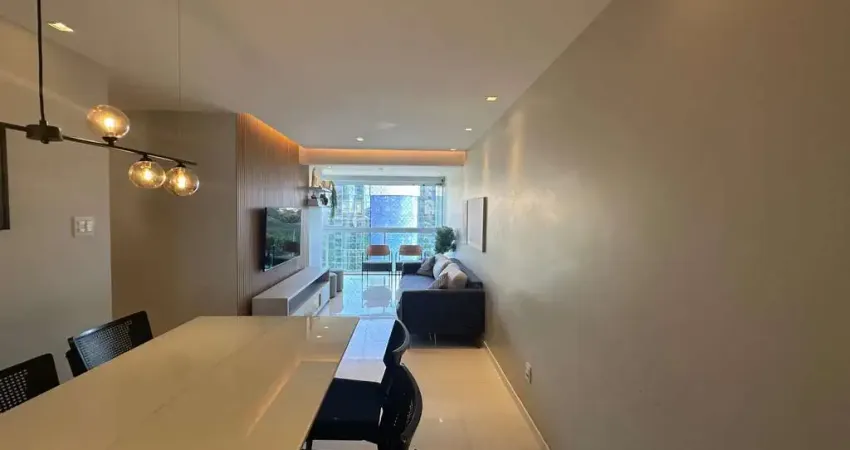 Alphaville 80m², varanda integrada, 3/4, fino acabamento, suíte, decorado, climatizado, móveis planejados, 2 vagas por apenas: r$1.000.000,00!