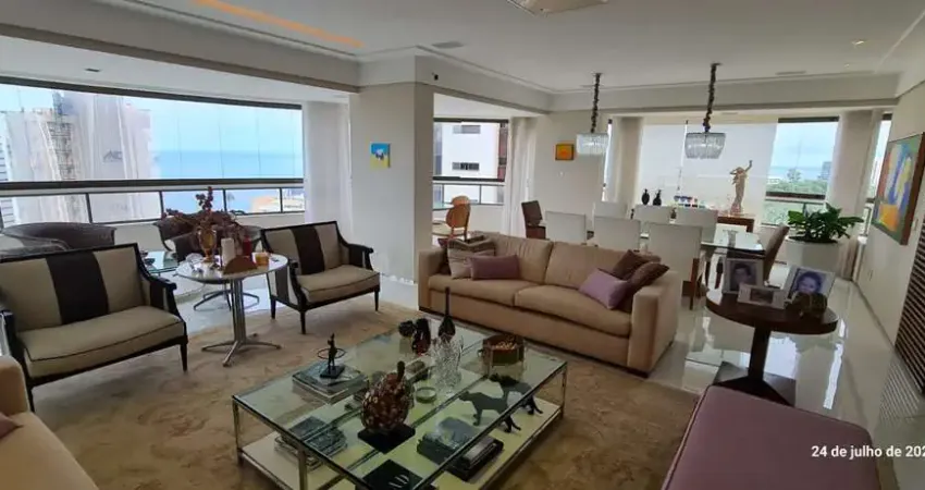 Mansão bernardo bertolucci 308m², suíte master com closet, vista mar, 5/4, sala ampliada, 5 suítes, climatizado, gabinete, 4 vagas. agende sua visita!