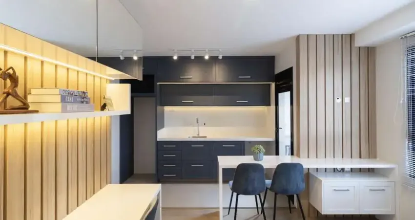 Apartamento garden 1 quarto mobiliado - curitiba/pr | novo | pronto para morar