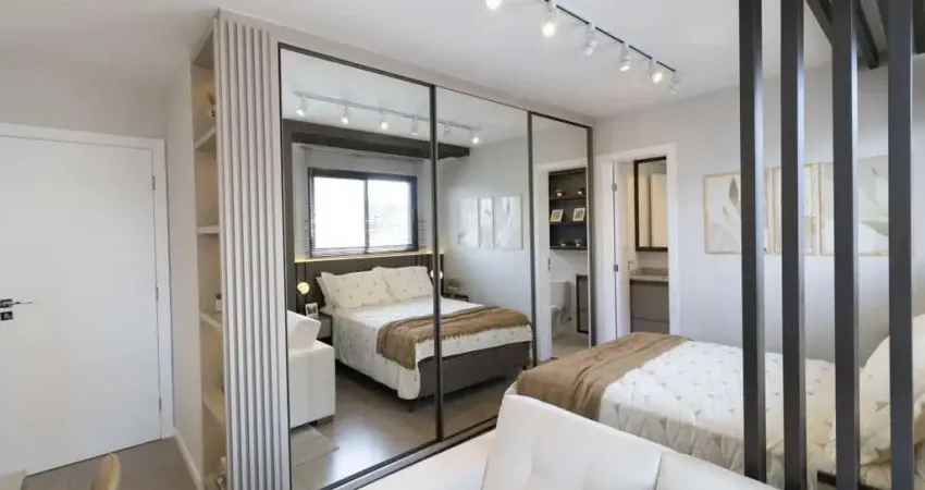 Studio garden mobiliado à venda em curitiba - pronto para morar
