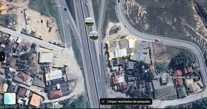 Terreno comercial/residêncial frente para br 101 - governador celso ramos-