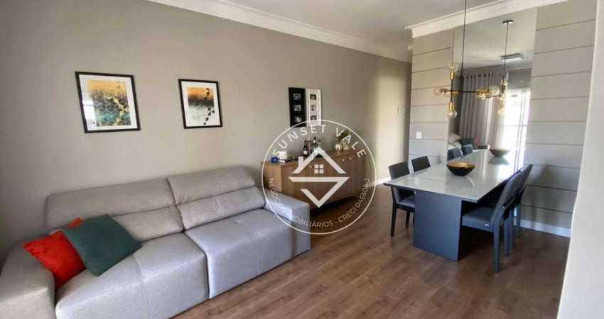 Edifício Marina. Ótimo  Apartamento com 2 dormitórios à venda, 63 m² por R$ 350.000 - Jardim Flórida - Jacareí/SP