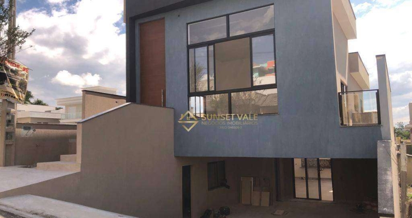 Casa nova com 3dormitórios à venda, 256 m² por R$ 1.150.000 - Residencial Golden Park - Jacareí/SP