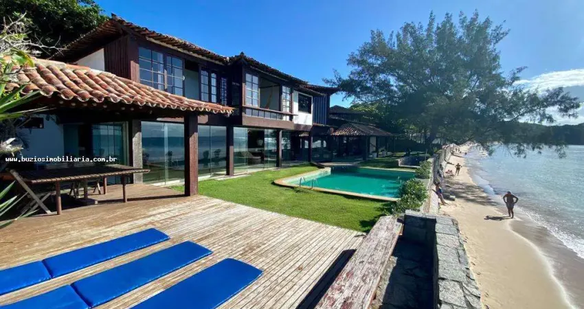 Casa para temporada em armação dos búzios, praia do canto, 5 dormitórios, 5 suítes, 7 banheiros, 4 vagas