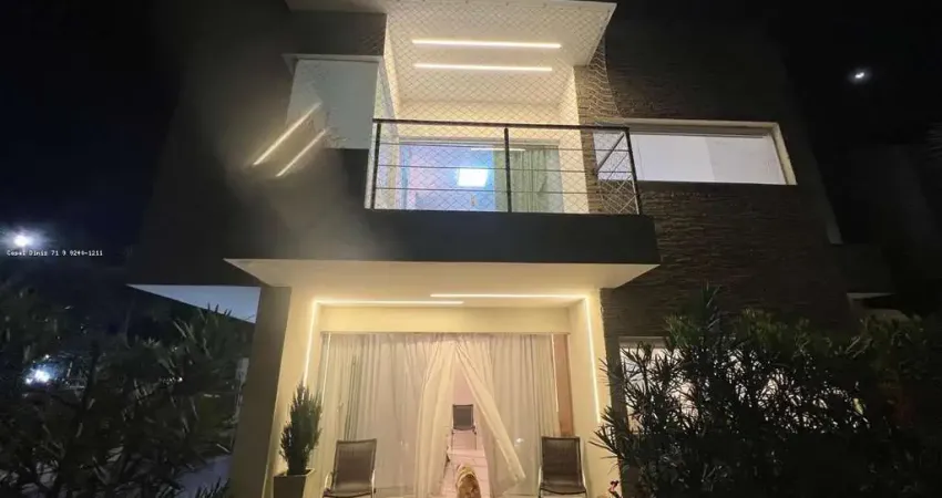 Casa em condomínio para venda em salvador, piatã, 4 dormitórios, 4 suítes, 7 banheiros