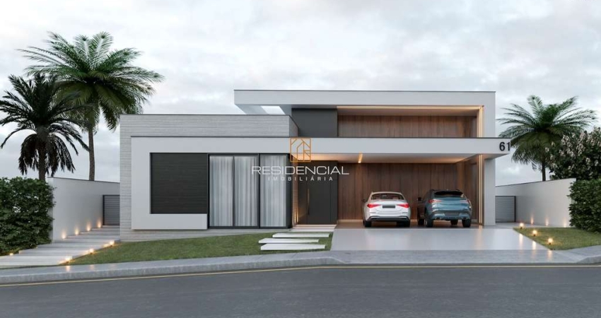 Casa Linear no Condomínio Vistadoro Aquaville em Divinópolis