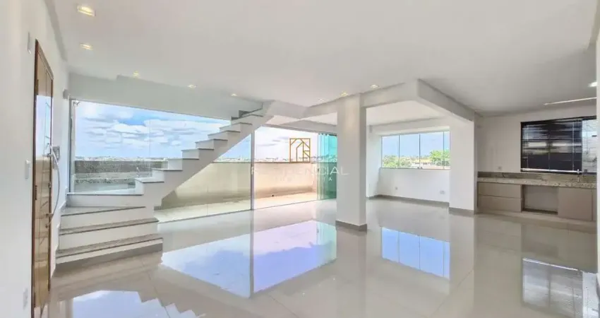 Cobertura top house a venda no bairro bela vista 03 quartos 01 suite, sala ampla