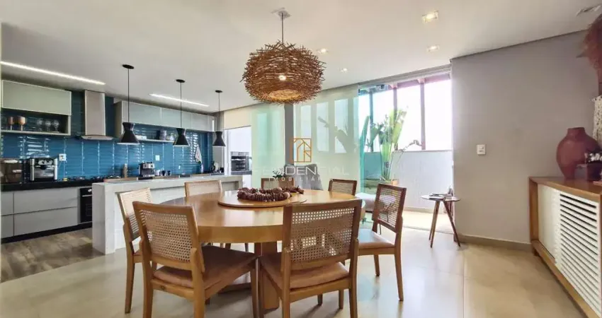 Cobertura a venda b manoel valinhas 03 quartos, sala, varanda gourmet, 02 vagas