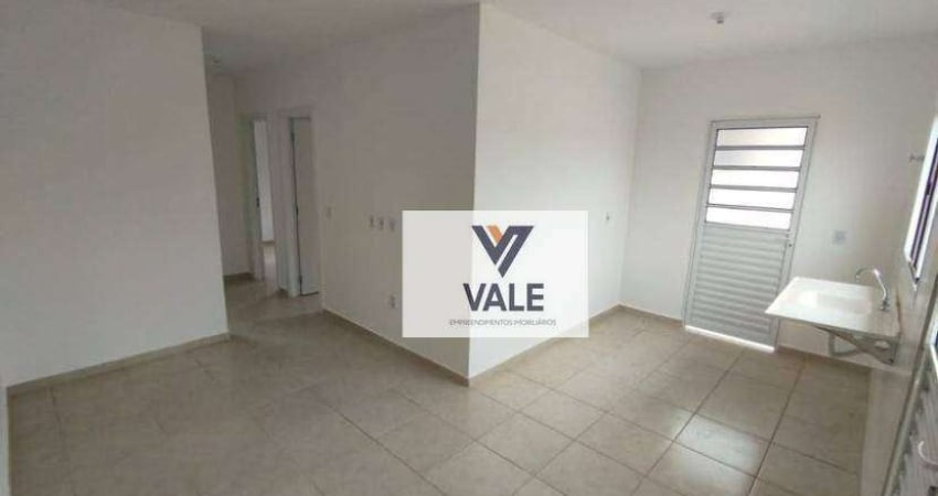 Casa com 2 dormitórios para alugar, 44 m² por R$ 700,00/mês - Residencial Sylvio Venturolli - Araçatuba/SP