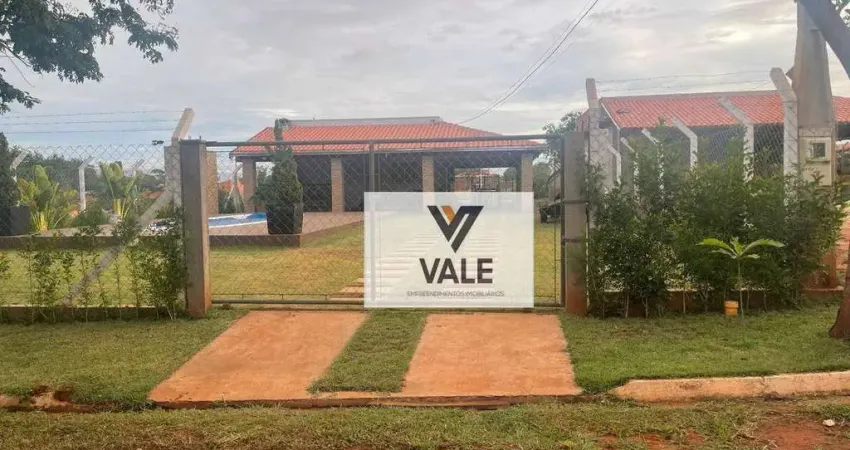 Rancho com 2 dormitórios à venda por R$ 400.000 - Zona Rural - Santo Antônio do Aracanguá/SP