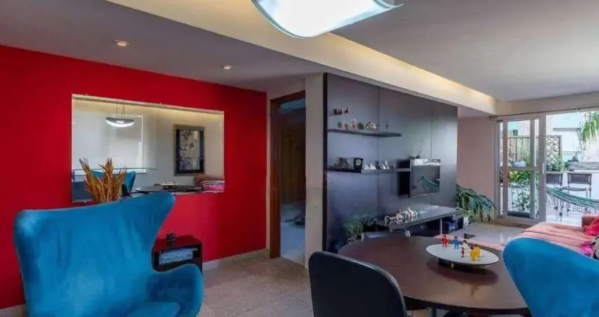 Apartamento à venda em belo horizonte, serra, com 3 quartos, 135m²