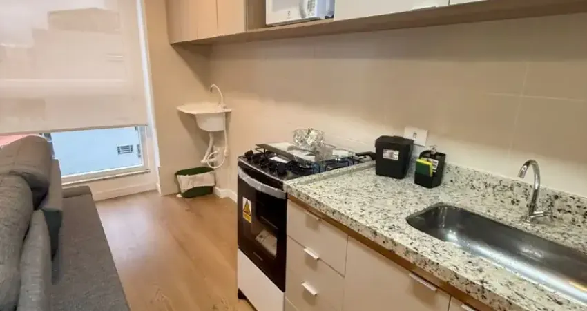 48m2  1 suite + 1 quarto e 1 banheiro + 1 vaga  apto mobiliado e com ar condicionado + geladeira - fogão + microondas + filtro eletrolux + tv 55 polegadas + sofa tapete + mesa com 3 cadeiras  condomin