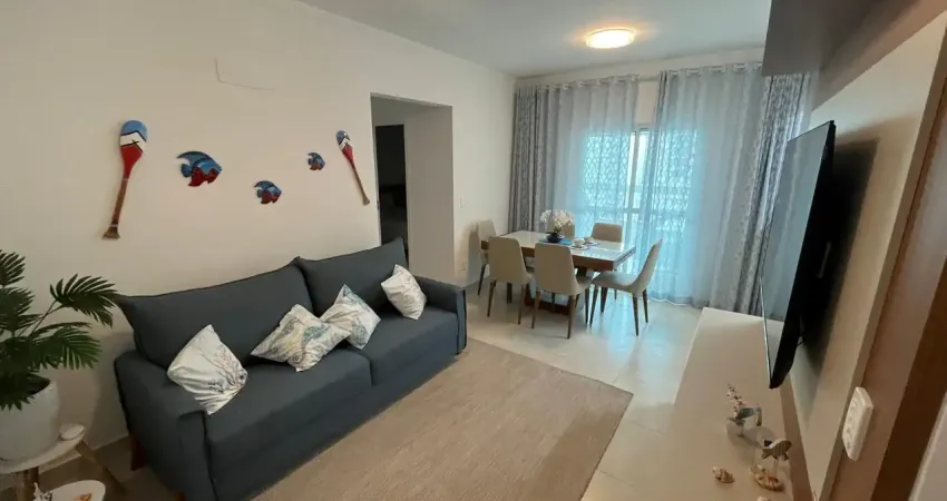 Apartamento mobiliado na aviação com vista mar - 300m da praia