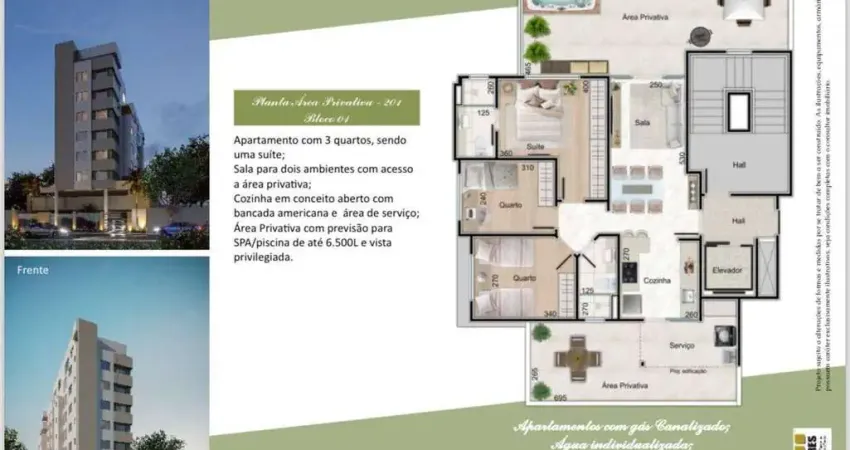 Apartamento para Venda em Belo Horizonte, Pampulha, 3 dormitórios, 1 suíte, 2 banheiros, 2 vagas